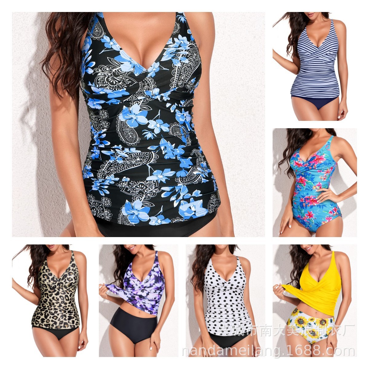 Tops - Badmode Dames Tankini Mouwloze tankini-top met
