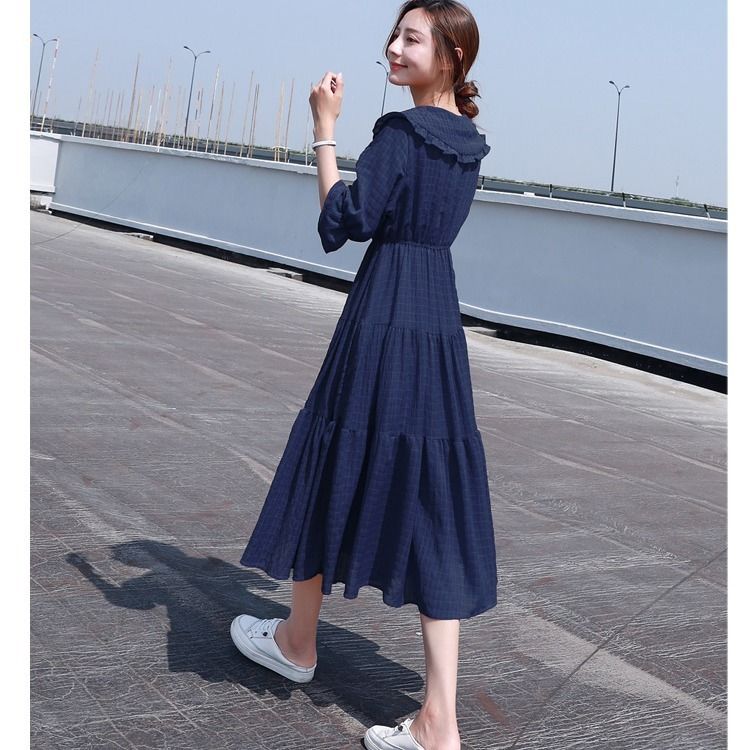 Midi Fashion Elegante 2021 Bla - French Vintage Floral Midi Dress recensie en prijs
