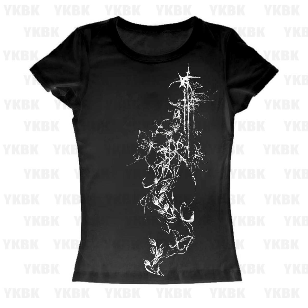 Grafische T-shirts Dames Korte - Y2K Graphic Baby Tee Crop recensie en prijs