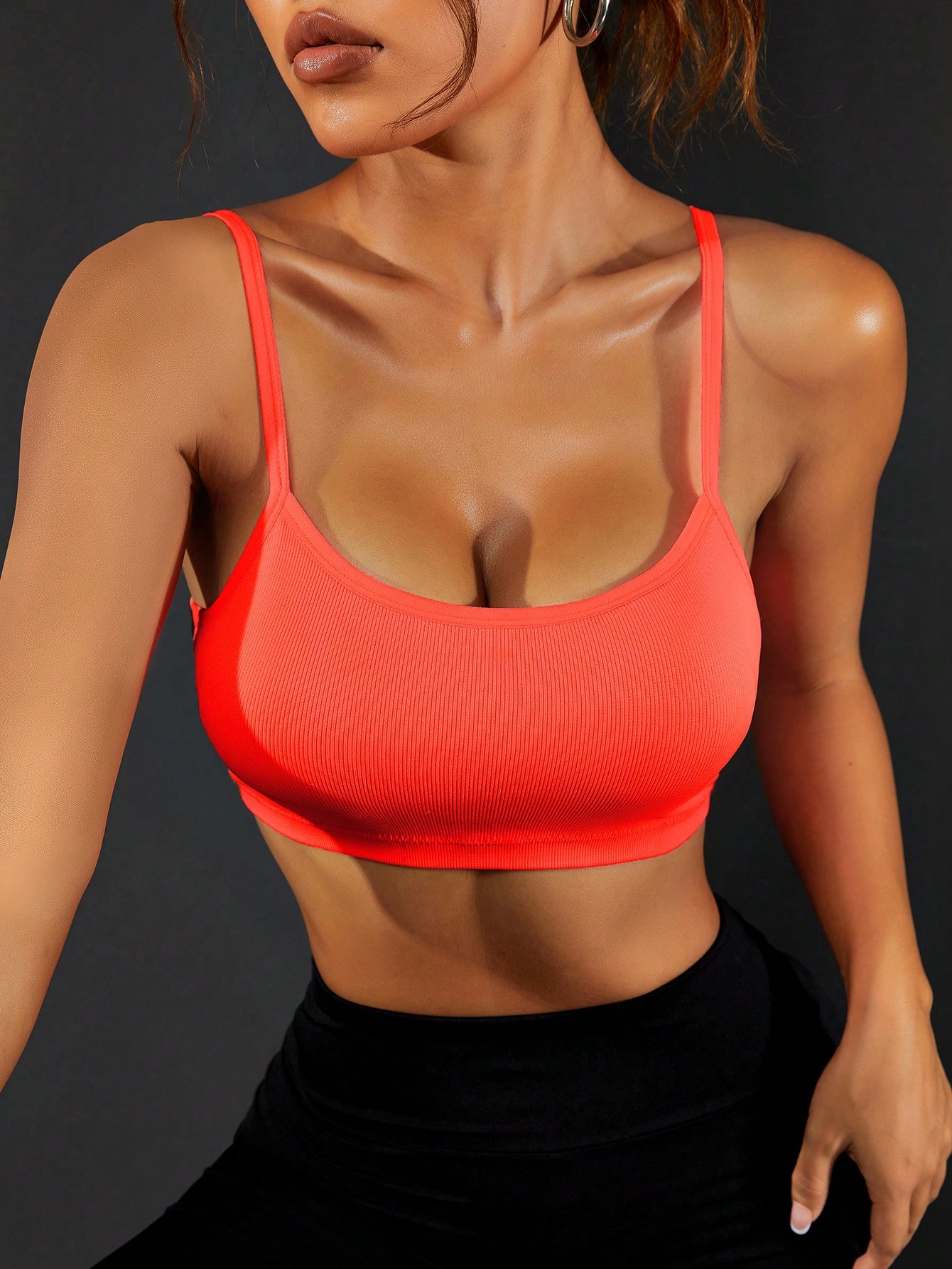Dames geribbelde sportbeha met - Seamless Ribbed Workout Tank Top recensie en prijs