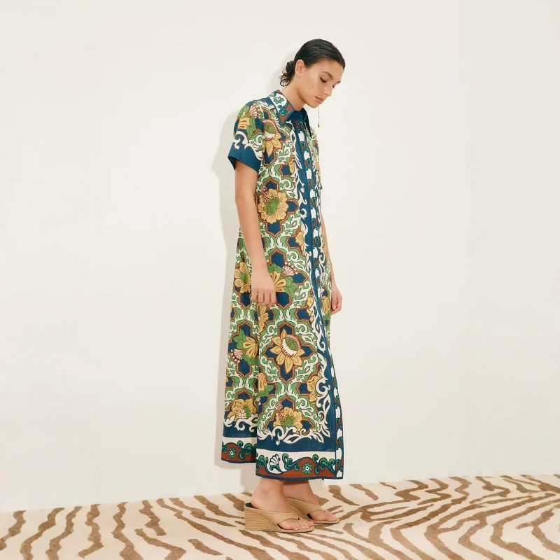 2026 Herfst Nieuwe Originele T - Casual Loose Linen Shirt Dress recensie en prijs