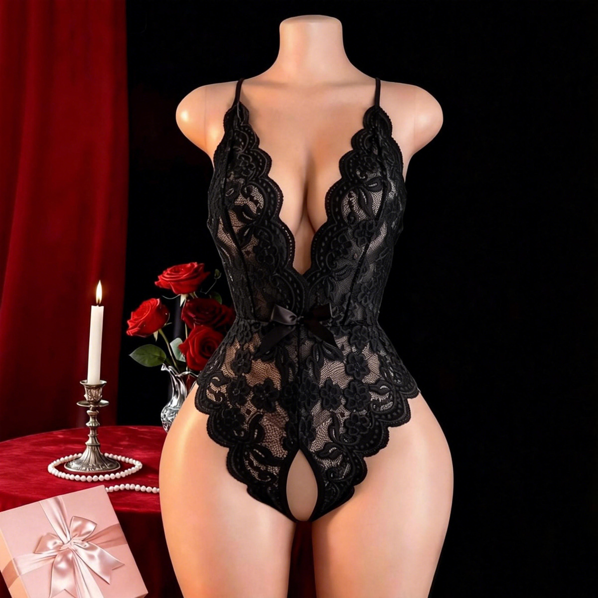 Hot Crotchless sexy lingerie v - Lingerie recensie en prijs
