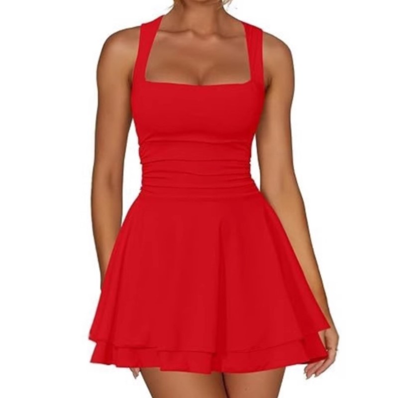 2026 Zomer Mini Prom Jurken vo - Y2K Backless Halter Mini Dress recensie en prijs