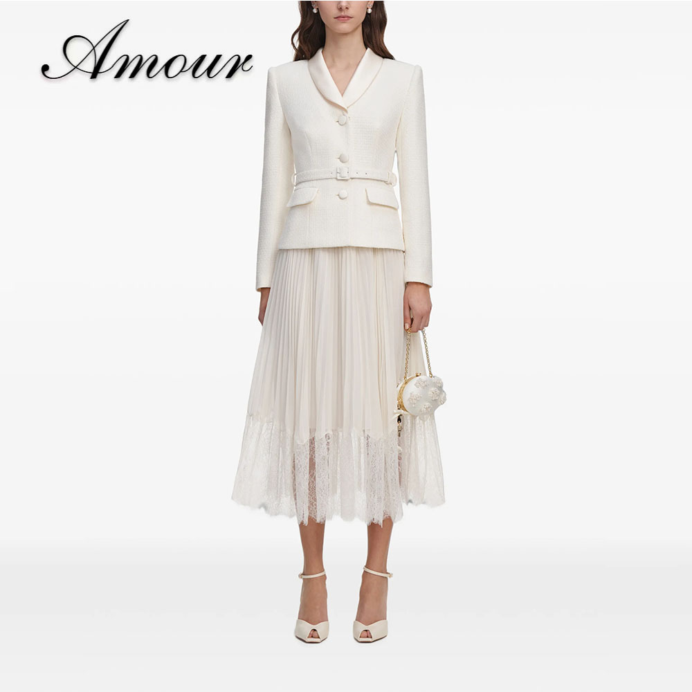 Amour Op Maat Gemaakt Tweedeli - Tweed Two Piece Blazer Dress recensie en prijs