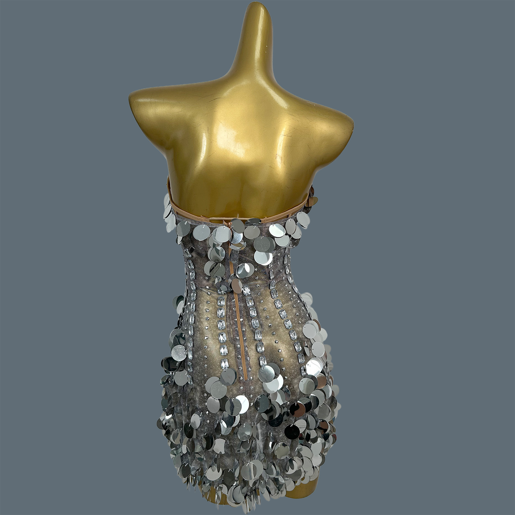 Dames strapless glitterjurk me - Sparkly Rhinestone Club Party Dress recensie en prijs