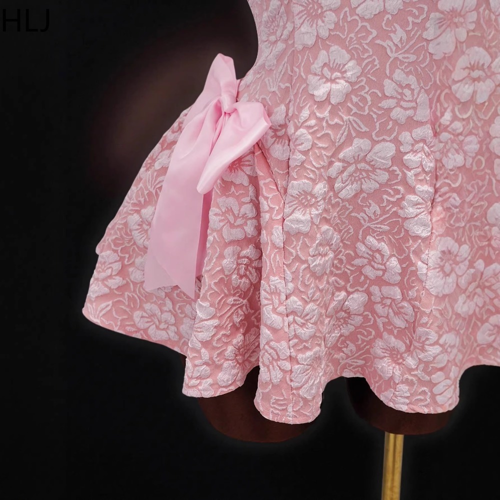 HLJ Y2K Sexy Jacquard Patchwor - Y2K Backless Halter Mini Dress recensie en prijs