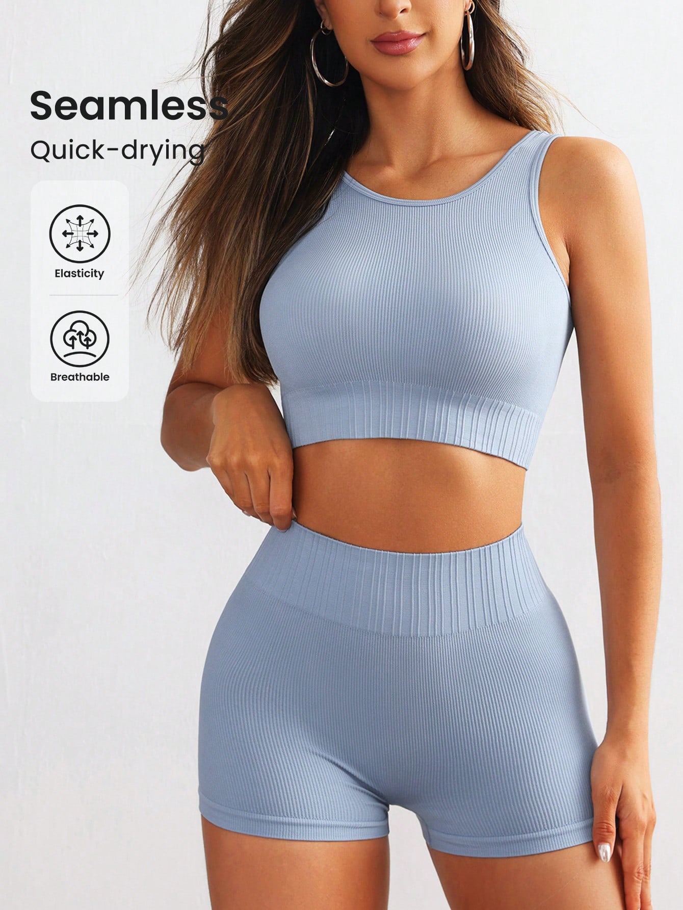 Dames Seamless Geribbelde Yoga - Seamless Ribbed Workout Tank Top recensie en prijs